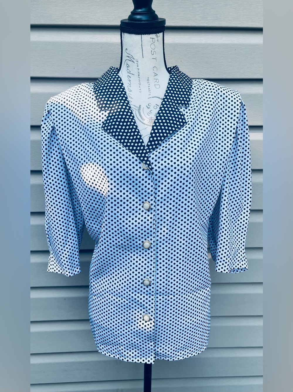 Women’s silk blouse, vintage, size 48